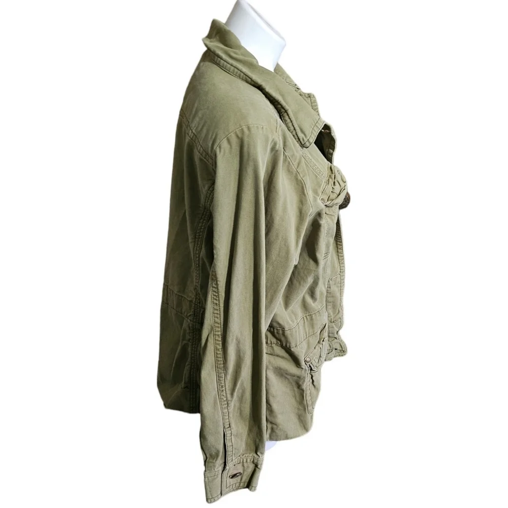 Maurices Button up Cargo jacket Olive Green Size 14/16
